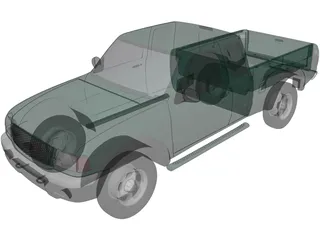 Ford Ranger Pickup (2001) 3D Model preview