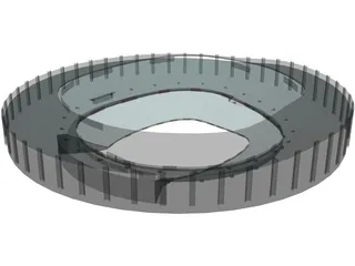 Robert F. Kennedy Memorial Stadium 3D Model preview