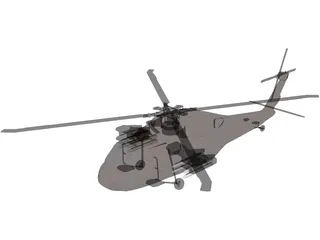 Sikorsky UH-60 Black Hawk 3D Model preview