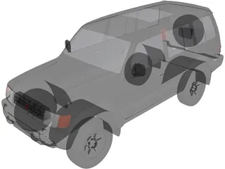 Mitsubishi Montero (1995) 3D Model preview