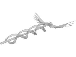 Caduceus 3D Model preview