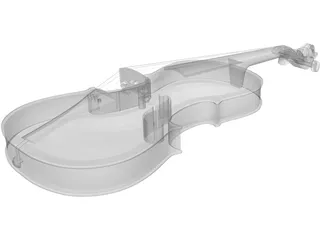 Violin 3D Model preview