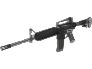 M4A1 Rifle 3D Model preview