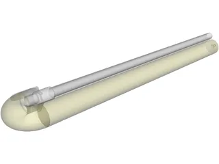 Spud Gun 3D Model preview