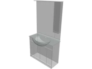 Bath Furniture 3D Model preview