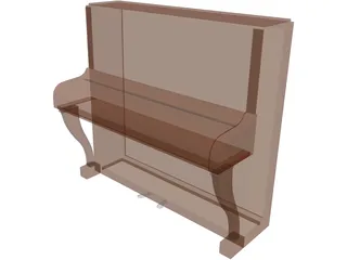 Piano 3D Model preview