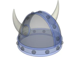 Viking Hat 3D Model preview