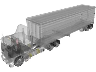 Freightliner 3D Model preview