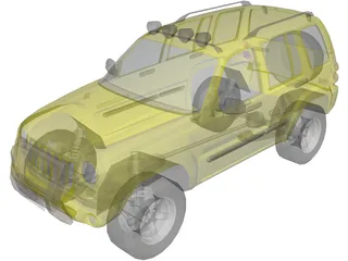 Jeep Liberty 3D Model preview