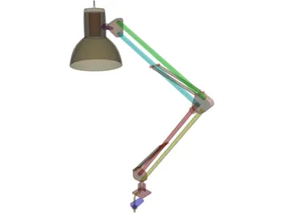 Lamp Gooseneck 3D Model preview