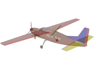 Cessna Caravan 3D Model preview