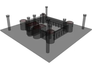 Fortress 3D Model preview