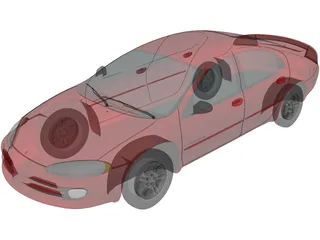 Dodge Intrepid (1999) 3D Model preview
