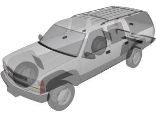 Chevrolet Suburban (1999) 3D Model preview