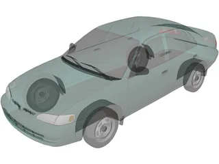 Toyota Corolla (1999) 3D Model preview