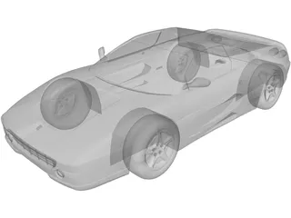 Ferrari F355 Coupe (1995) 3D Model preview