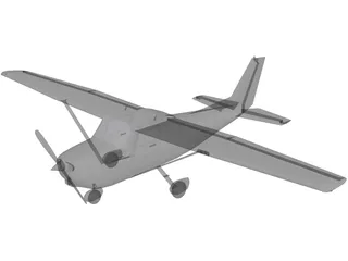 Cessna 172 3D Model preview