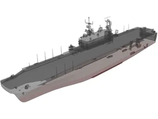 LHA-2 Saipan 3D Model preview