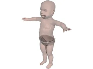 Toddler 3D Model preview