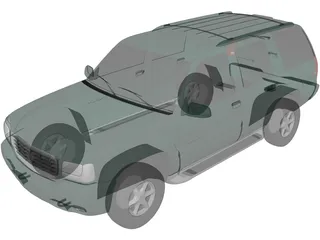 Cadillac Escalade (1999) 3D Model preview