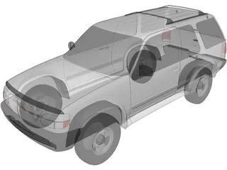 Ford Explorer Sport (1996) 3D Model preview