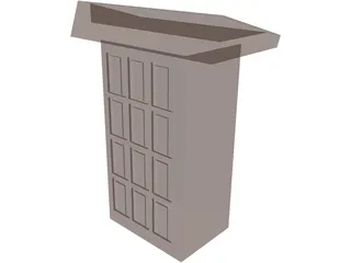 Podium 3D Model preview