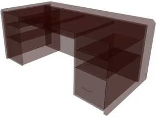 Desk 3D Model preview