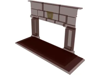 Fireplace 3D Model preview