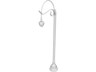 Street Light 3D Model preview
