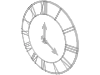 Clock 3D Model preview