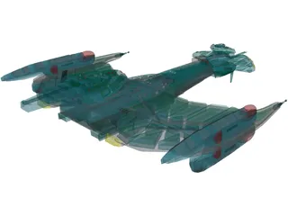 Star Trek Klingon 3D Model preview