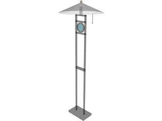Lamp Floor 3D Model preview