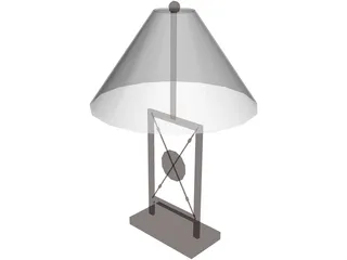 Lamp Table 3D Model preview