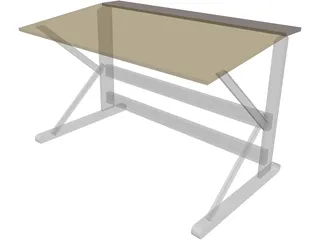 Desk 3D Model preview