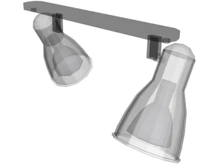 Lights Track 3D Model preview