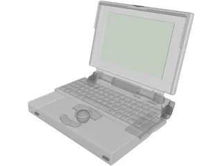 Computer Laptop 3D Model preview