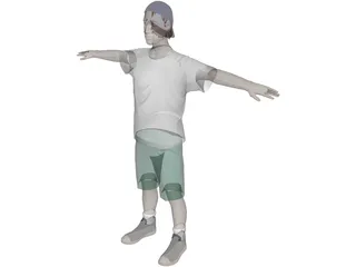 Boy 3D Model preview
