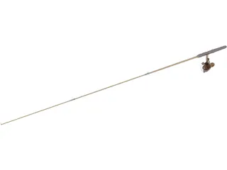 Fishing Pole 3D Model preview