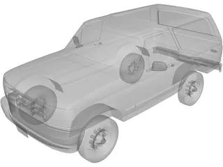 Ford Bronco (1995) 3D Model preview