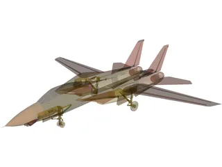F-14D Tomcat 3D Model preview