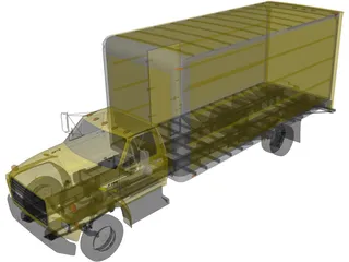 Moving Truck (1993) 3D Model preview
