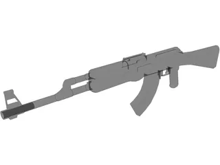 AK-47 3D Model preview