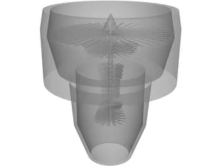 Jet Engine 3D Model preview