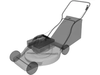 Lawn Mower 3D Model preview