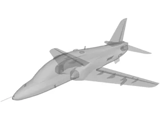 British Aerospace BAe Hawk MK-1A 3D Model preview