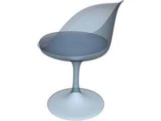Chair Silla Tulip 3D Model preview