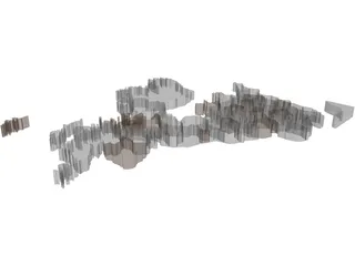 United Kingdom 3D Model preview