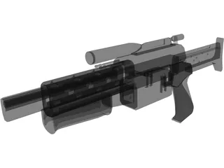 Rifle 3D Model preview