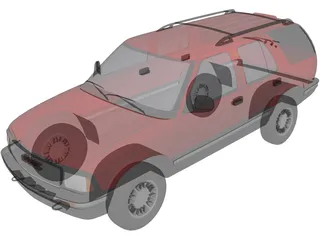 GMC Jimmy (1995) 3D Model preview
