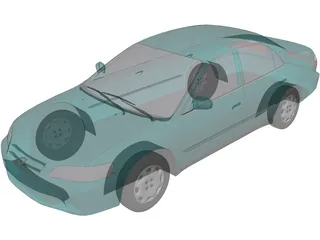Honda Accord (1998) 3D Model preview